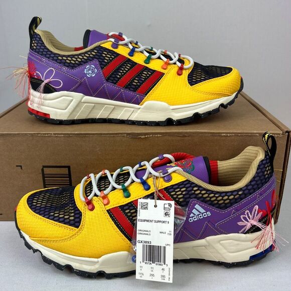 Adidas Mens Equipment Support 93 Lifestyle Shoes Sneakers‎ GX3893 Sz 11.5 main image 7